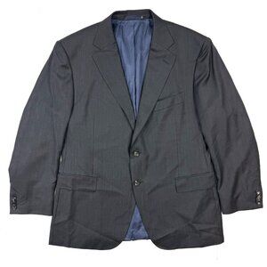 Suitsupply Mens Napoli Sport Coat Size 48 S Zignone Wool Suit Jacket Dark Gray